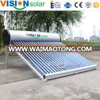 Complete high efficiency high quality non-pressurized solar water heater